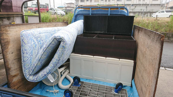 2018年8月6日 仙台市青葉区で不用品撤去作業を行いました。